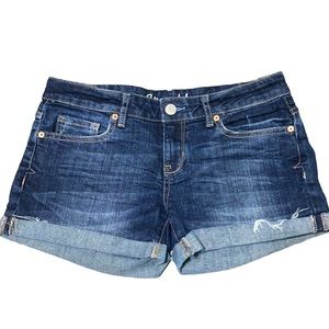 Aeropostale denim midi shorts
